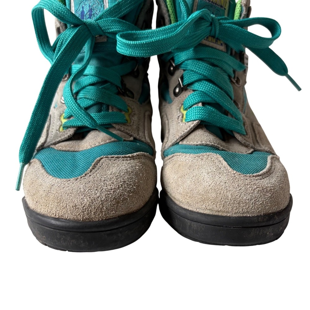 VTG TECNICA Trekking Hiking Boots Womens 7 Gray‎ Suede Retro 90s Gorpcore Trail - Picture 6 of 12